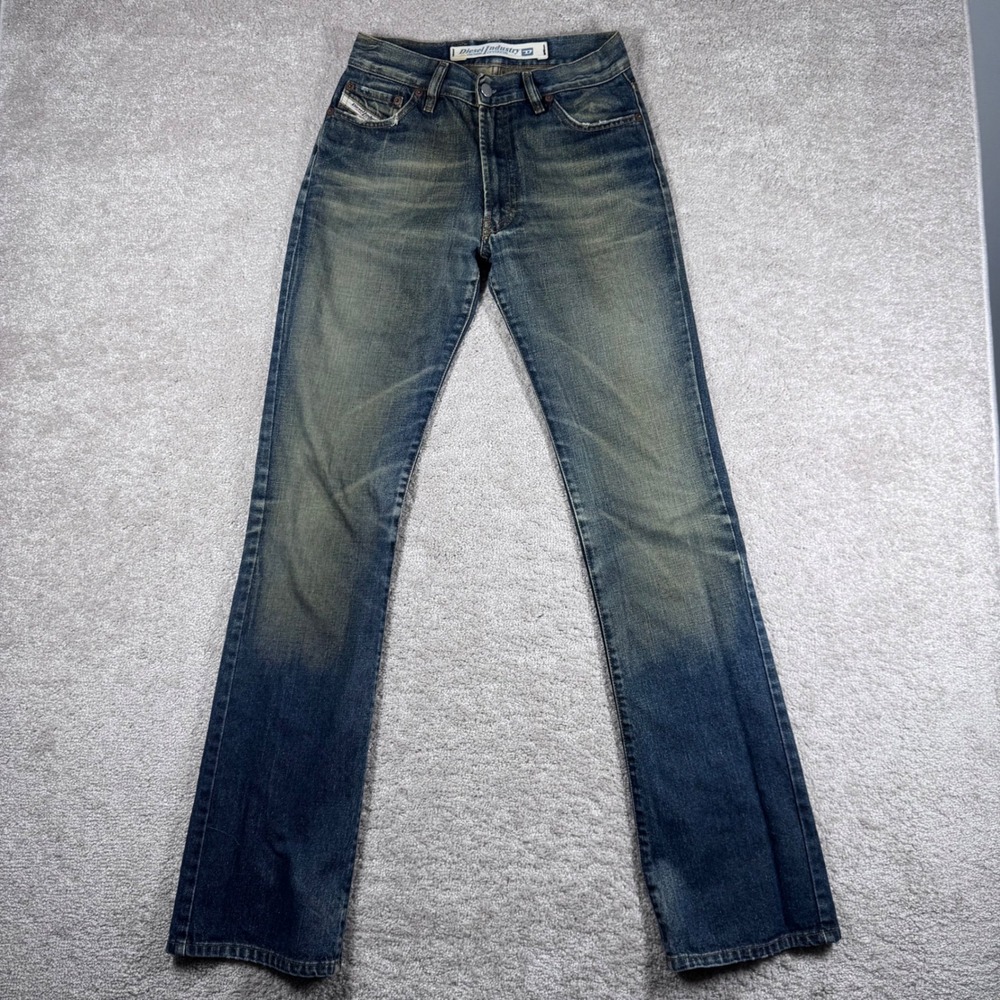 Diesel Straight Leg Jeans in Faded Blue